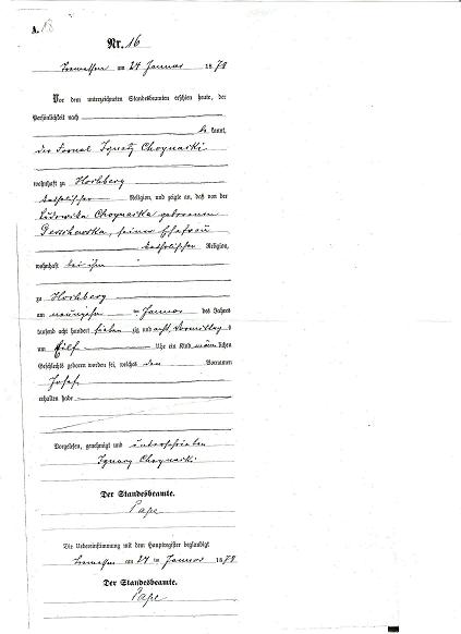 Ancestry Chojnacki Joseph birth record.JPG