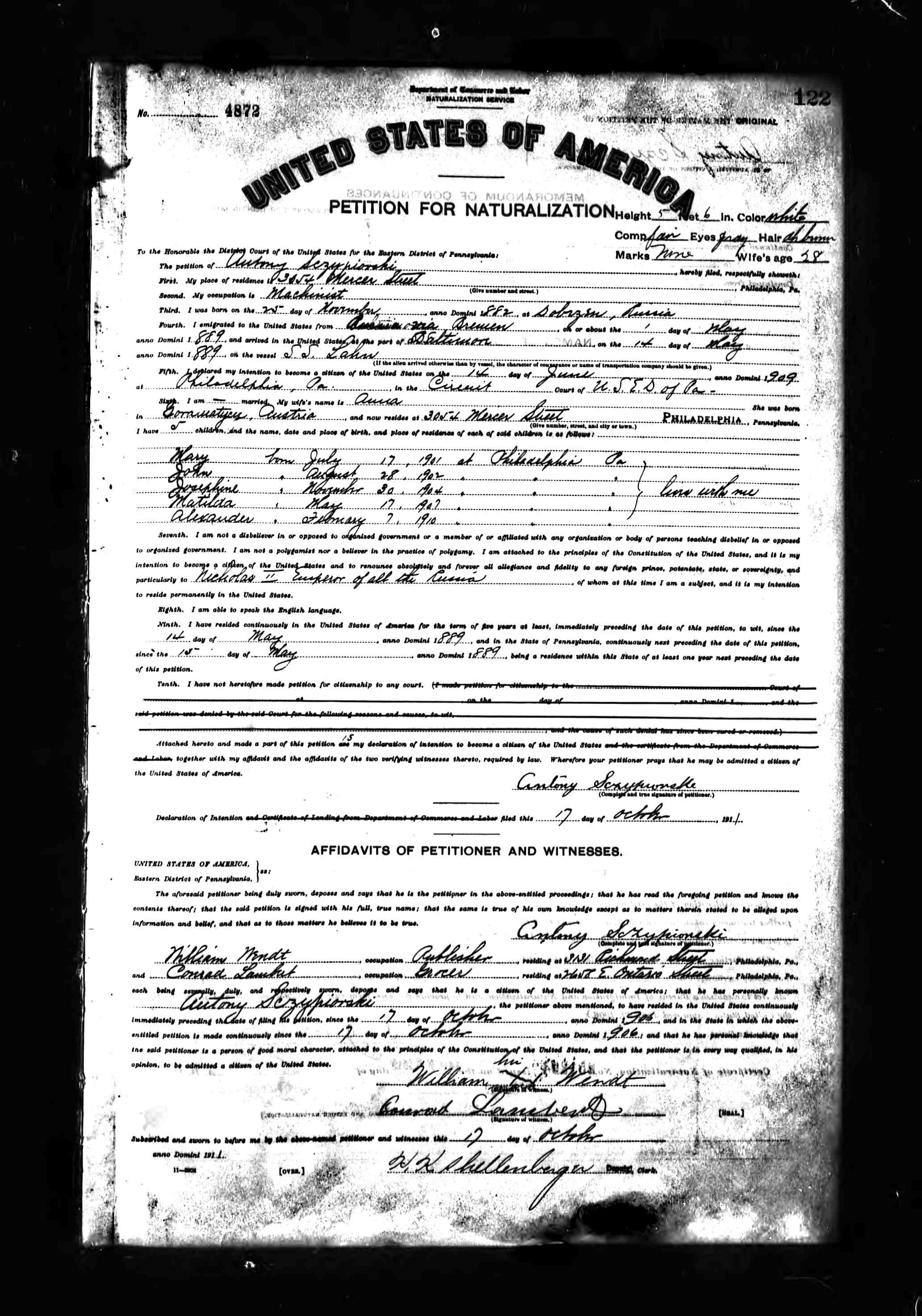 Antony Sczypiorski Petition for Naturalization.jpg