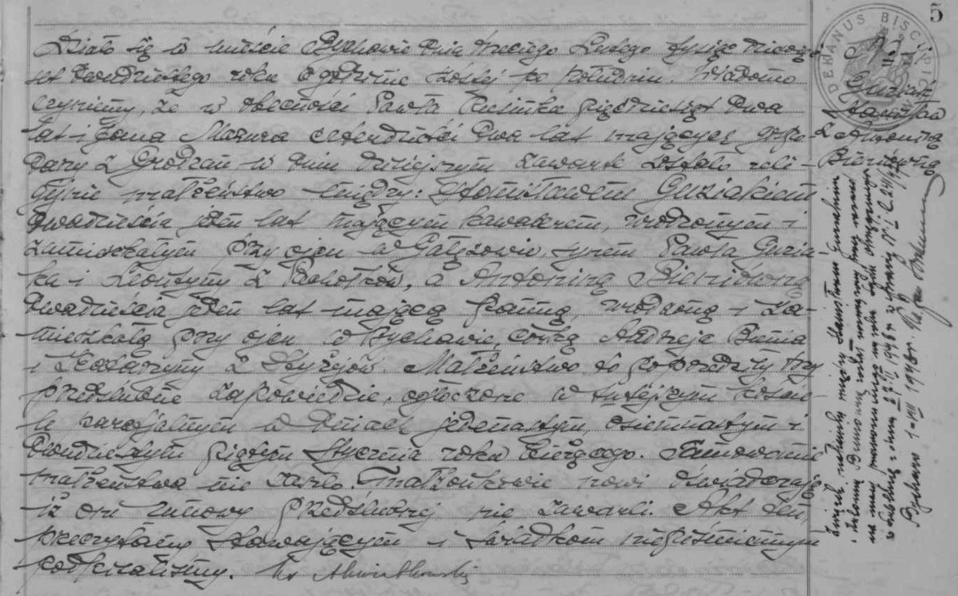 Bien Antonina Guziak marriage record 1920.jpg