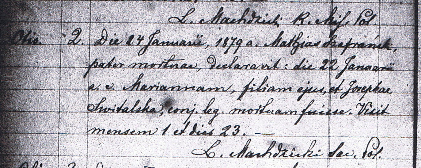 Death Maryanna Szafranska 1879.jpg