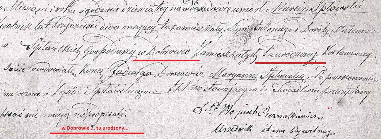 Dobrów -place of birth.jpg