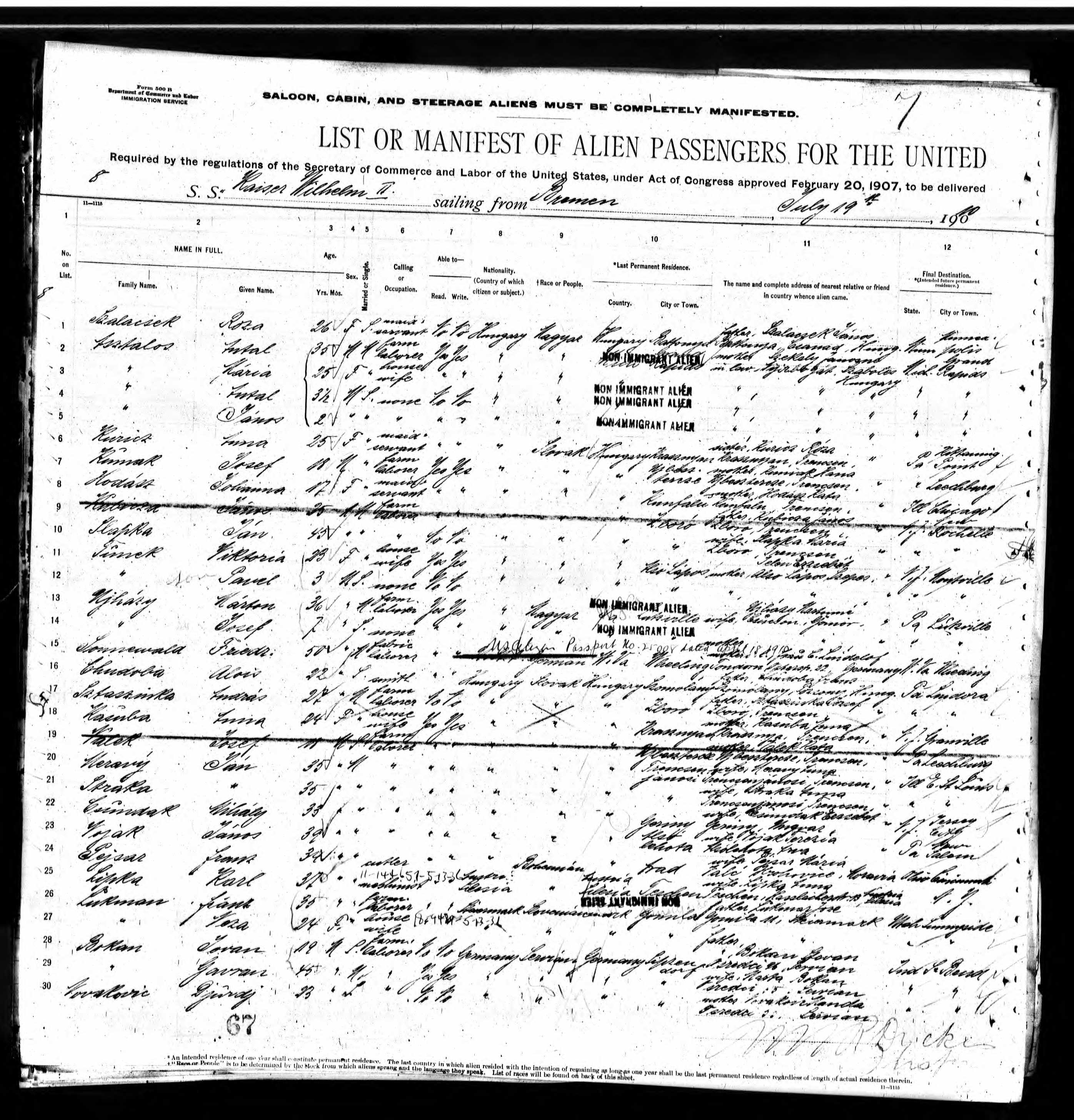 Fred Sonnenwald voyage 1910 page 1.jpg