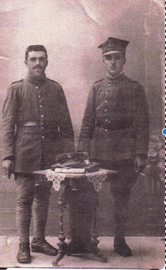 Józef and Bolesław Smoliński in uniform.png