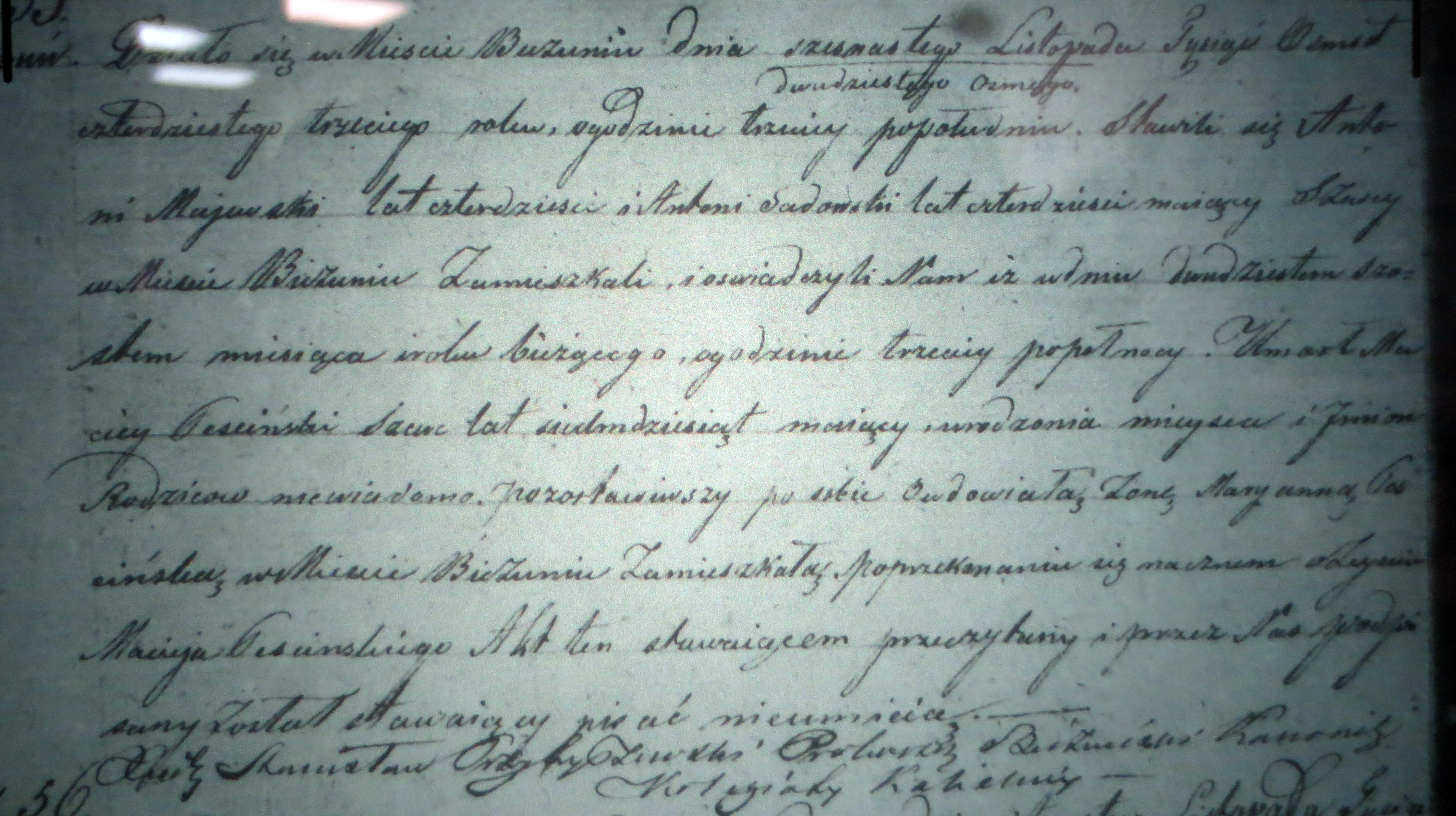 Maciej Pescinski 1843 Death Record.JPG