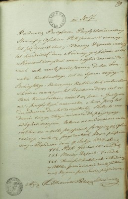 1832 statement Franciszek Konklewski.JPG