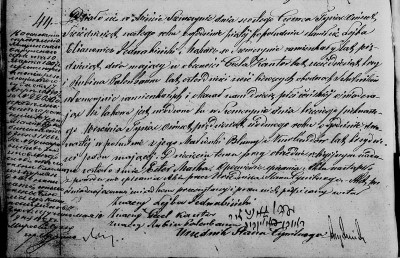 1857 Birth akta 44 Szczuczyn Ester Malka Jedwabinska 44 only.jpg