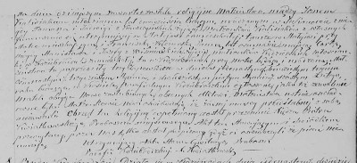 1876-Jan Kalisiak & Franciszka Kędzierska-marriage certificate-2 (polish) 20Feb1876.jpg