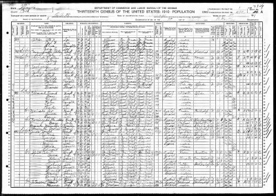 1910 census Klimek family.jpg