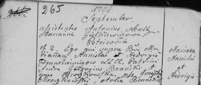 Baptism - Marianna Frankiewicz - September 1796 - Parish of Piotrkow Trybunalski.png