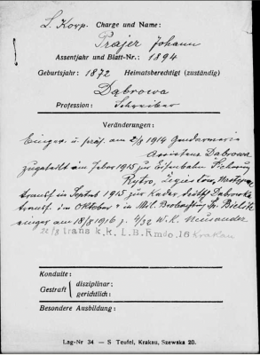 Jan Prajer Military Record #1.png