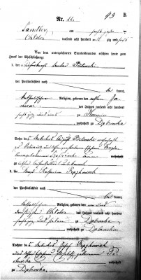 Marriage Anton Bilinski 1886 - pg1(2).jpg