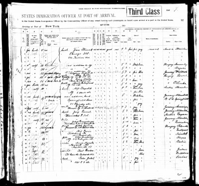 Mary Kotarska & children manifest, Line 1, page 2.jpg