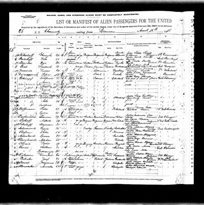 Possible Manifest Wincenty Jasewicz, Line #5, Page 1.jpg