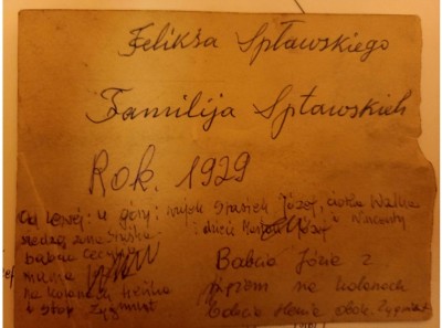 SPLAWSKI, FELIKS,  FAMILY, 1929 .jpeg