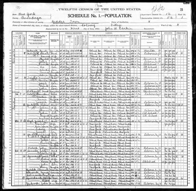 Valentine Malewski 1900 census.jpg
